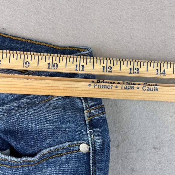 Judy Blue Womens Sz 0/24 Cropped Jeans Frayed Hem Distressed #JB82115DK - Picture 15 of 16